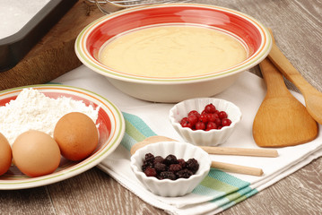 INGREDIENTS FOR CAKE YOU BERRIES