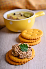 Sandwich with meat pate