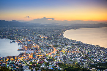 Fototapeta premium Hakodate, Japan City Skyline