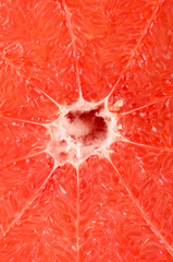 Full frame take of a ripe grapefruit