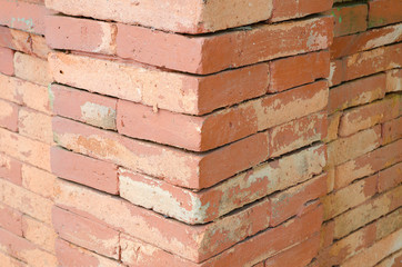 Old Brown Bricks Wall Pattern