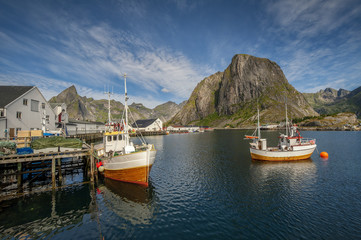 Norwegia ,  Sakrisoy, kuter rybacki