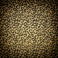 Animal skin print with glitter background