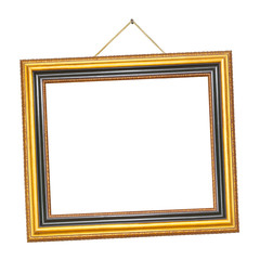 Retro frame on rope