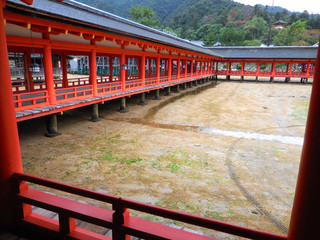 厳島神社の回廊