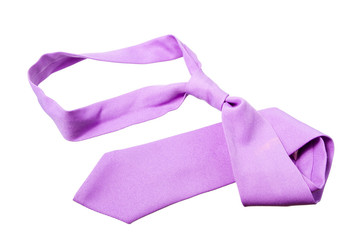 plain purple business neck tie
