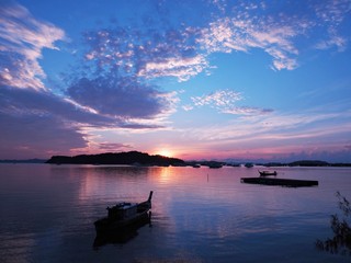 sunrise on the beach Phuket Thailand
