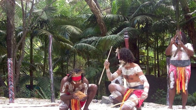 Aboriginal culture show in Queensland, Australia
