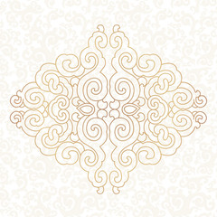 Golden curls, white background.