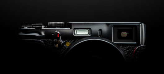 Fototapeta na wymiar Rangefinder camera