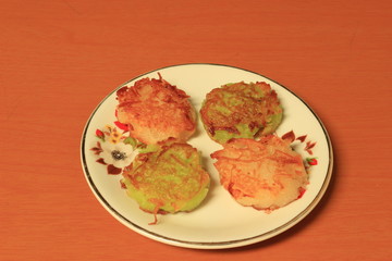 coconut macaroon on the white dish