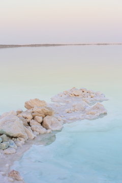 Salt in the Dead Sea