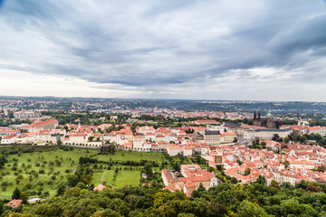 Fototapeta na wymiar Red Roofs of Prague