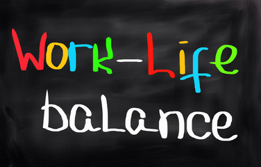 Obraz premium Work Life Balance Concept