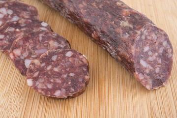 Dried sausage and slices