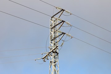 power transmission line pole