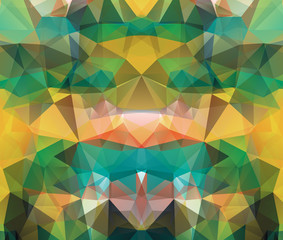 Triangle background. Pattern of geometric shapes