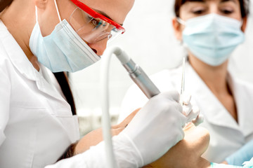 Professional teeth cleaning