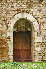 Old iron door