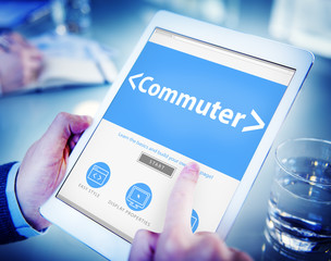 Digital Online Commuter Travel Transportation Office Browsing Co