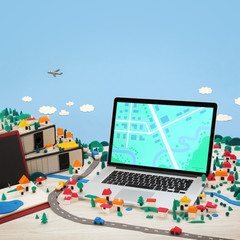 Housing development & city planning concept