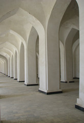 Columned gallery