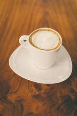 Latte coffee cup