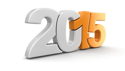 New Year 2015 (clipping path included)