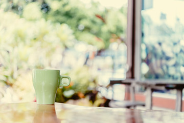 Latte coffee cup