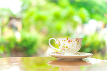 Latte coffee cup