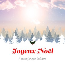 Fototapeta premium Christmas greeting card