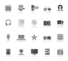 Multimedia icons