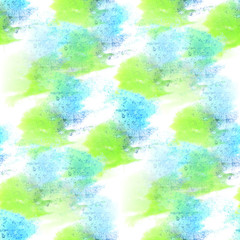 seamless  watercolor green, blue artist Mural wallpaper texture