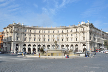 Fototapeta premium Площадь Республики в Риме