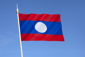 Flag of The Peoples Republic of Laos