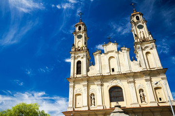 Obraz premium Towers of Mission Church