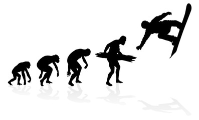 Evolution of the Snowboarder