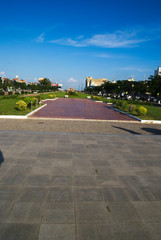 Jardin public Phnom Penh Cambodge