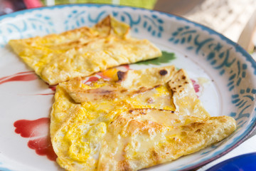 crispy flat bread or roti