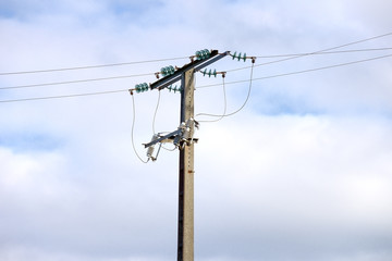 power transmission line pole