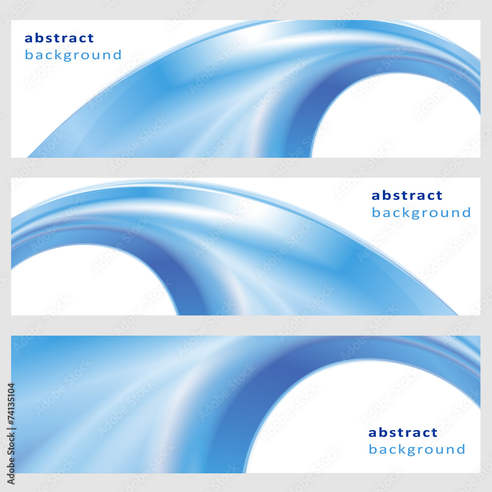 Wall mural set abstract vector background