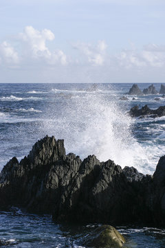波飛沫　高知