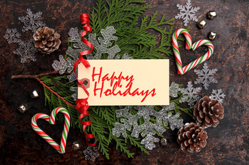 Happy Holidays message - 74135901