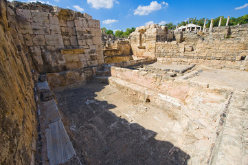Fototapeta na wymiar Ruins of Beit She'an