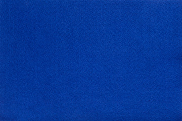 Blue felt tissue cloth, closeup texture background
