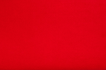 Red felt tissue cloth, closeup texture background