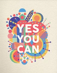  Yes you can quote poster design © Cienpies Design