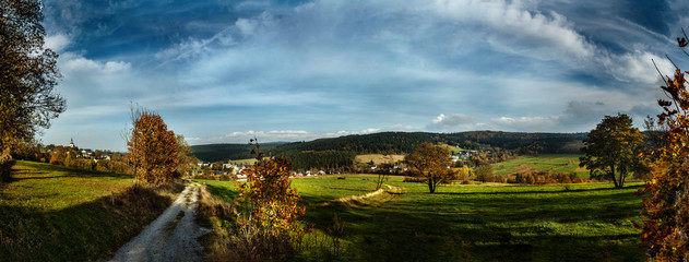 Erzgebirgslandschaft bei Jöhstadt