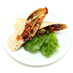 Mexican cuisine chicken fajita