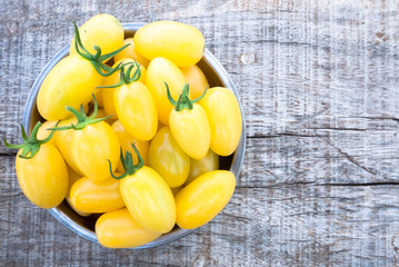 Yellow cherry tomato